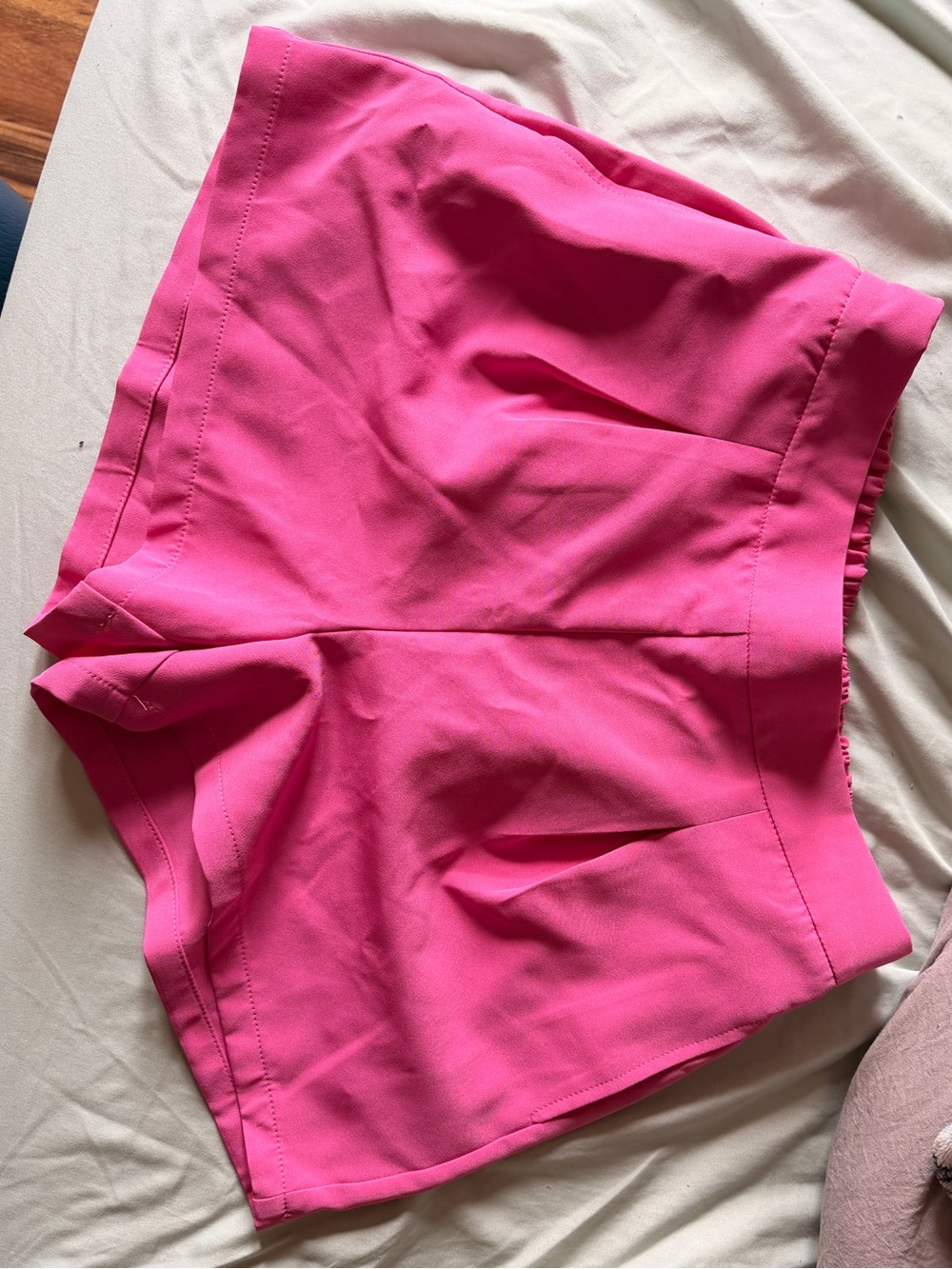 Sincerely Jules Hot Pink Casual High-Waist Shorts